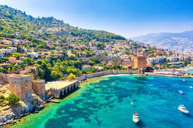 12 night Alanya holiday. Staying at the luxury 5-star Alaiye Resort & Spa Hotel. Flights from London Southend. 31 Oct- 12 Nov. Family of 4 - Holiday Pirates