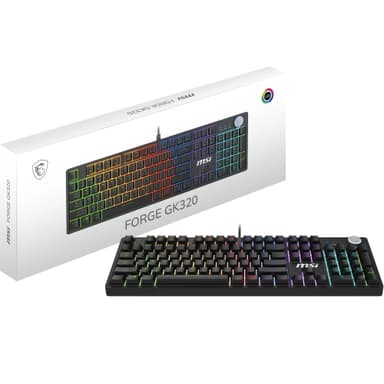 MSI FORGE GK320 RED UK - Amazon