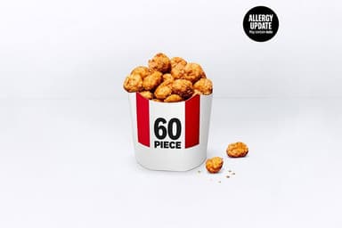 KFC - 60 Pieces Popcorn Bucket (Collection Offer Via App) - KFC