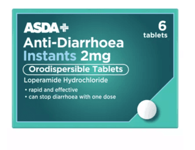 ASDA Anti-Diarrhoea Instants 2mg Orodispersible 6 Tablets - ASDA Groceries