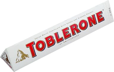 Toblerone White Chocolate, Honey & Almond Nougat Large Gift Bar 340g - £3.23 / £2.89 S&S - Amazon