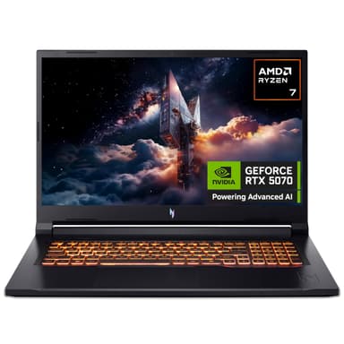 Acer Nitro V17 AI ANV17-41 Gaming Laptop - AMD Ryzen 7 260, 16GB, 1TB SSD, NVIDIA GeForce RTX 5070, 17.3" Full HD 180Hz, Windows 11, Black - Amazon