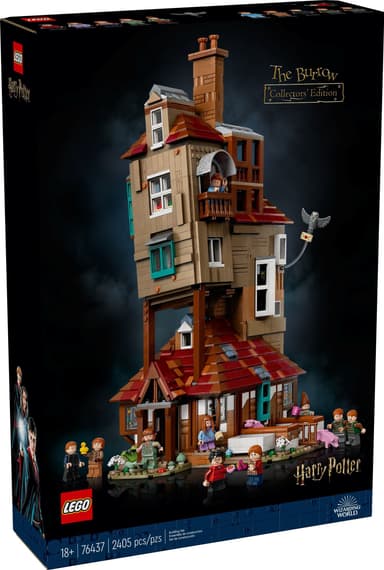 LEGO Harry Potter 76437 The Burrow - Collectors' Edition (Insiders Price) + Free 40901 Ministry Munchies & The Daily Prophet Stands - Lego