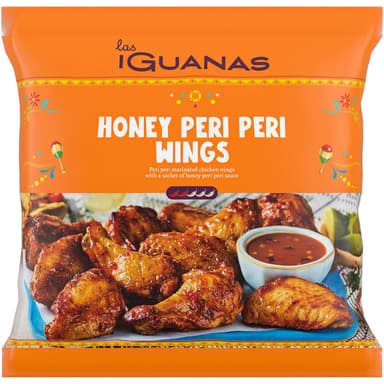 Las Iguanas Frozen Honey Peri Peri Chicken Wings 600g - Iceland