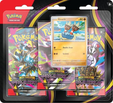 Pokémon TCG: Mega Evolution - Pitch Black Triple Pack (1 Foil Promo Card & 3 Booster Packs) - Request Invite - Amazon