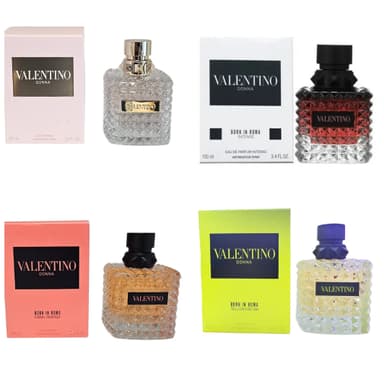 Valentino Eau de Parfum Spray Testers - Born in Roma Donna 100ml - Coral Fantasy / Yellow Dream / Intense / Green Stravaganza - The Beauty Store