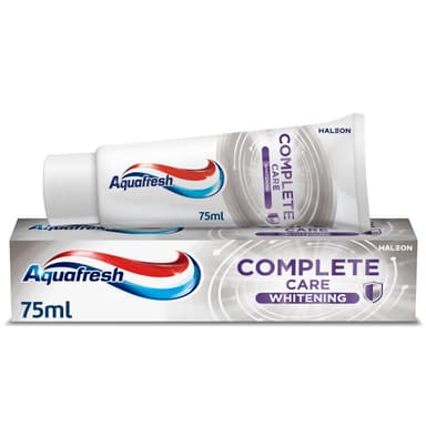 Aquafresh Complete Care Whitening Fluoride Toothpaste 75ml at checkout (90p / 70p S&S) - Amazon
