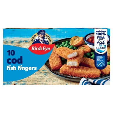 Birds Eye 10 Breaded Cod Fish Fingers 280g - Morrisons