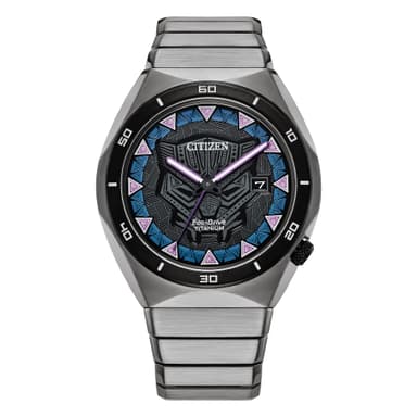 Citizen Eco-Drive Titanium Watch with Sapphire Crystal, Black Panther Inspired - Amazon