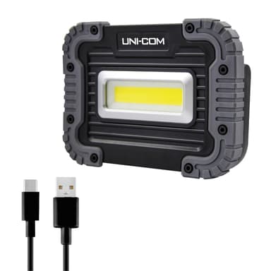 Uni-Com Rechargeable Flood Light – Powerful 10W COB LED Site Light - Amazon