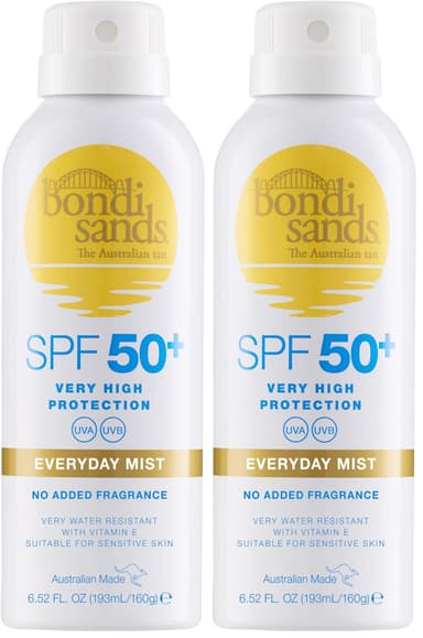 Bondi Sands Fragrance Free Sunscreen Aerosol Mist SPF 50 x 2 - £7.60 S&S - Amazon