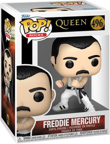 Funko POP! Rocks: Queen - Freddie Mercury (White Singlet) - Amazon