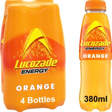 Lucozade Energy Orange 380ml (Pack of 4) - S&S £2.01 / £1.90 - Amazon