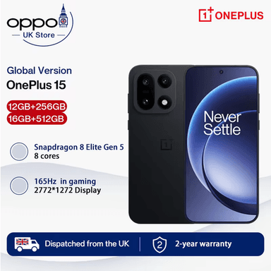 OnePlus 15 5G 6.78" Smartphone 12GB+256GB £599.68 /16GB+512GB £649( Snapdragon 8 Elite Gen 5 / 50MP /3.5x OIS ) w/code+Paypal@@OPPO UK Store - AliExpress
