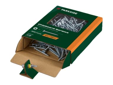 PARKSIDE Chipboard Screws - 420 Pieces / Wall Plugs - 500 Pieces - Lidl