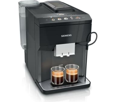SIEMENS TP513GB9 EQ500 Bean to Cup Fully Automatic Coffee Machine - Piano Black - Currys