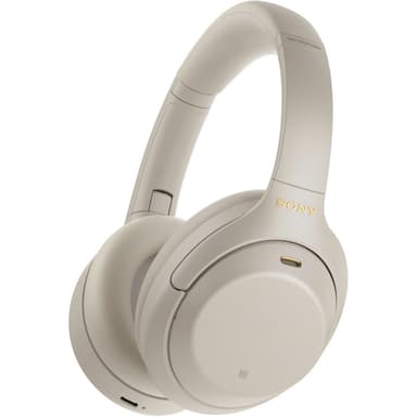 Sony WH-1000XM4 Noise Cancelling Wireless Bluetooth NFC Over-Ear Headphones with Mic/Remote, Silver - Instore Nottingham - John Lewis & Partners