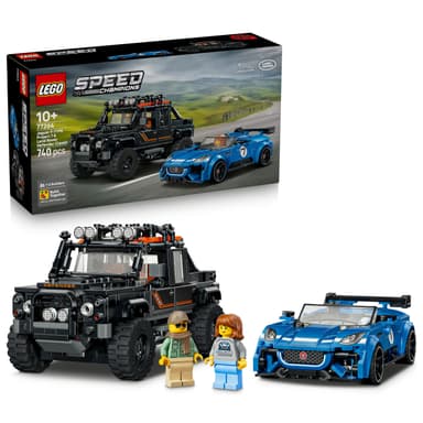 LEGO Speed Champions Jaguar Project 7 & Land Rover Defender 77264 - Amazon