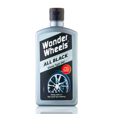 Wonder Wheels All Black Gloss Tyre Gel 500ml - Amazon