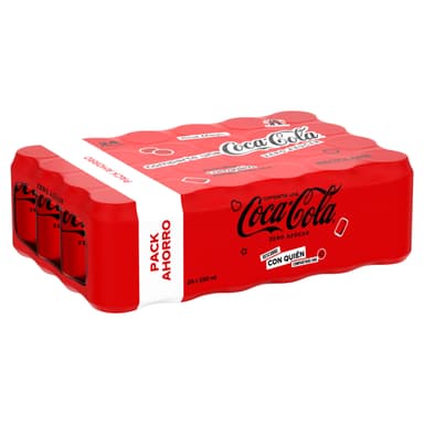 Coca-Cola Zero Sugar Soft Drink Cans, 24 x 330 mL - (£6.84 or less with S&S) - Amazon