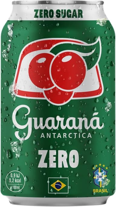 Guaraná Antarctica Zero, Sugar-Free, 330 ml Cans (Pack of 24) - £14.25 / £12.75 S&S - Amazon