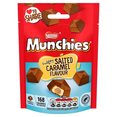 Munchies Fudgey Salted Caramel Flavour 97g - Amazon