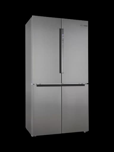 Bosch Series 4 KFN96VPEAG Freestanding 65/35 American Fridge Freezer, Inox Easy Clean Steel - John Lewis & Partners