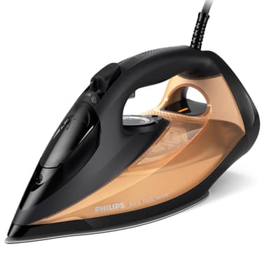Philips Azur 7000 Series Steam Iron, 2800W, 250g Boost, Non-Stick Soleplate (Black/Gold) - Amazon