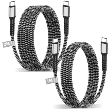 BLITEZZ USB C to USB C Cable Charger 1M+2M, 60W (3A) - Sold By BliTezz FBA - Amazon