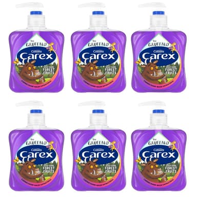Carex Gruffalo Deep Dark Forest Fruits Antibacterial Hand Wash 6x250ml (£5.41 / £4.84 with S&S) - Amazon