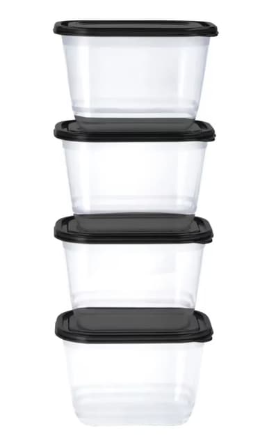 SILVERCREST 1L Food Storage Containers - 4 Pack - Lidl