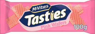 McVitie's Tasties Pink Wafer Biscuits, 100g - Pack of 1 (£0.85 S&S) - Amazon