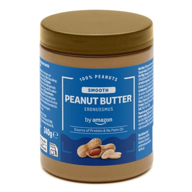Amazon 100% Peanut Butter, 340g Smooth - Amazon