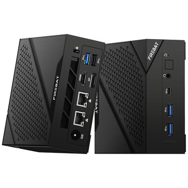 FIREBAT Mini Gaming PC Desktop, AMD Ryzen 5 6600H (6C/12T up to 4.5GHz), 16GB LPDDR5 512GB SSD Sold by Firebat Shop UK / FBA - Amazon