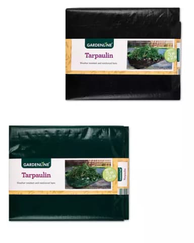 GARDENLINE Tarpaulin - Green or Anthracite - 3 x 2m - Aldi