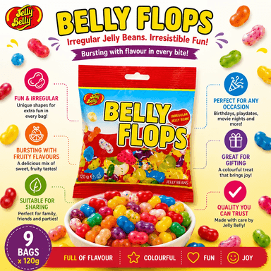 Jelly Bean Jelly Flops 9 x 120g - BBE: 30/04/2027 - Peeko