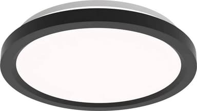 Philips LED Remote Control Ceiling Light, Round, 30 cm, Dimmable, Tunable White Light, Living or Bedroom, No Flicker or Glare, Black, 2 Pack - Amazon