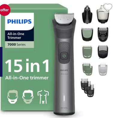 Philips 7000 Multigroom 15-in-1 Hair & Beard Trimmer - Boots