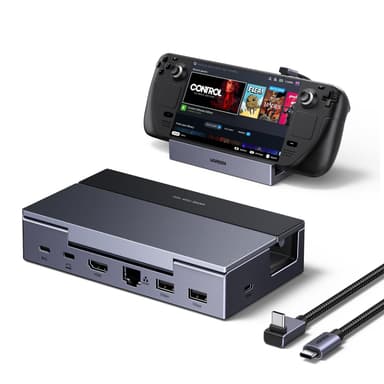 UGREEN CM800 6-In-1 USB-C Hub for Steam Deck ( 4K HDMI 120Hz with VRR / Ethernet / 100W /USB-C & USB-A Port ) + free click and collect - Argos