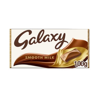Galaxy Smooth Milk Chocolate Bar 100G (Clubcard Price) - Tesco