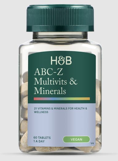 2 x Holland & Barrett ABC to Z Vegan Multivitamins 60 Tablets - Holland And Barrett