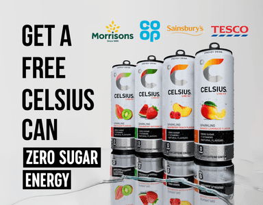 Free Celsius Energy Drink via Morrisons, Co-op and Sainsbury’s