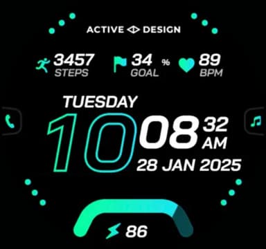 Rush: Digital Watch Face App by Active Design Watch Face - Google Play