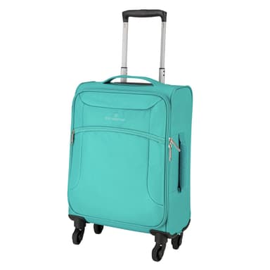 Featherstone 4 Wheel Soft Cabin-Size Suitcase - Turquoise free C&C - Argos
