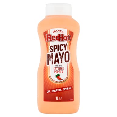 Frank’s RedHot Spicy Mayonnaise, Made with Cayenne Pepper, 1L S&S 5/15% £2.84/£2.54 - Amazon