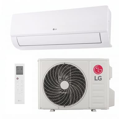 LG DualCool EZ12 Deluxe A++ 12000 BTU Smart Wall Mounted Split Air Conditioner with Heat Pump & Voice Control - Appliances Direct