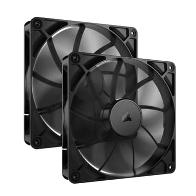 CORSAIR RS140 140mm PWM Fans - Daisy-Chain Connection - Low-Noise - Magnetic Dome Bearing - Dual Pack - Black - Amazon
