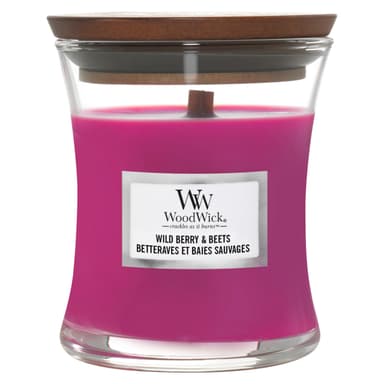 WoodWick Scented Candle with Crackling Wick | Wild Berry & Beets Mini Hourglass Candle - £5.69 S&S - Amazon