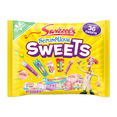 Swizzels Scrumptious Mixed Bag 351g or Swizzels Luscious Lollies 354g (S&S £1.78) - Amazon