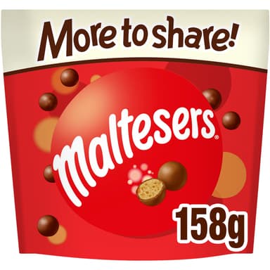 Maltesers Milk Chocolate & Honeycomb Sharing Pouch Bag 158g - £1.79 / £1.69 S&S - Amazon